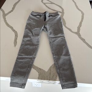 Black and White Checkered Pants